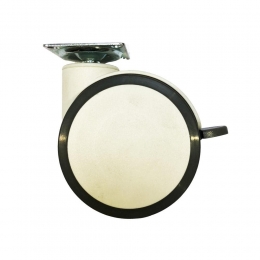 Meubelwielwitrond10cmenhoogte125cmvanmassiefkunststof