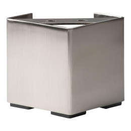 Stalenmeubelpootrvslookvierkant10bij10cmenhoogte10cm10x10cm