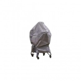 LeenBakker-OutdoorCoversBarbecueHoesKamado-8020x80Cm-Polypropyleen-Grijs