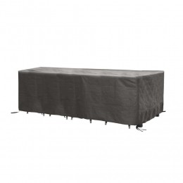 LeenBakker-OutdoorCoversPremiumHoes-TuinsetXL-285x180x95Cm-Polypropyleen-Grijs