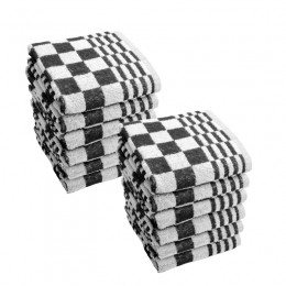 ByrklundKeukendoekCleanFreshZwart-12stuks