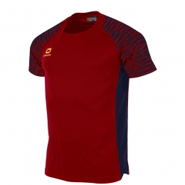 StannoBoltVoetbalshirtKidsRoodBlauw