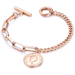 CillaJewelsDamesArmbandmetKoninginElizabethMuntRose