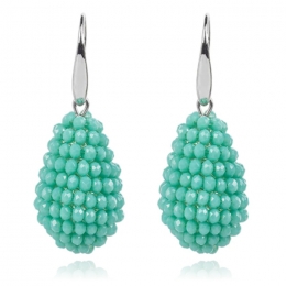 CillaJewelsDruppeloorhangersKristalTurquoise