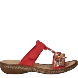 RiekerSlippersDamesRood