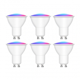 ZigbeeledspotRGBWWgu10fitting-5watt-voordeelsetvan6