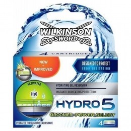 WilkinsonWilkinsonHydro5Scheermesjes-GroomerPowerSelect4Stuks