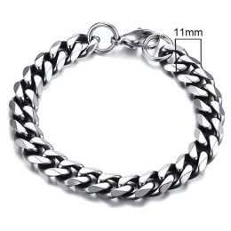 StalenherenarmbandLGTJWLSGourmetteschakelVintage11mm-23cm