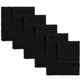 TheOneKeukendoek50x50cmZwart-5stuks