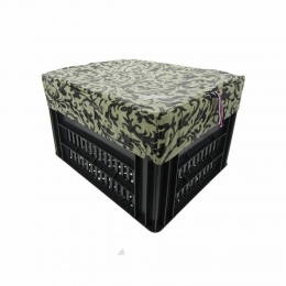 FietskratFietsmandHoesMediumDecorationBlackWhite