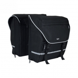 DubbeleSportieveFietstasSPRTVZwartZilver