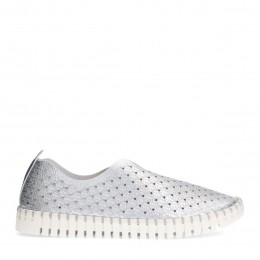 Zilverkleurigeloafers