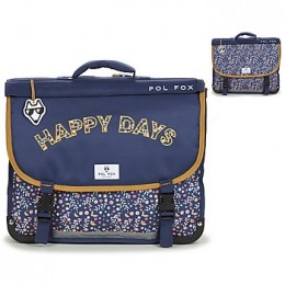SchooltasPolFoxCARTABLEHAPPYBLUE35CM