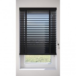 FenstrBamboeJaloezieTijlZwart65mm