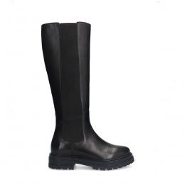 Zwartelerenhogelaarzen