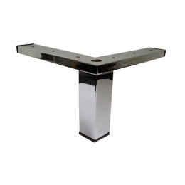 Stalenmeubelpootchroomhoek4bij4cmenhoogte13cm