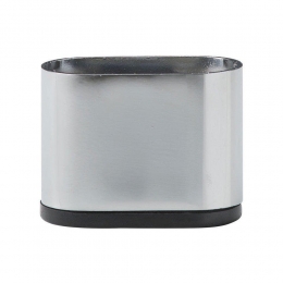 Stalenmeubelpootchroomovaal6bij3cmenhoogte5cm