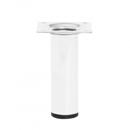 Stalenmeubelpootwitrond3cmenhoogte10cm
