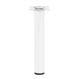 Stalenmeubelpootwitrond3cmenhoogte20cm