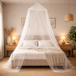 NiceeyTweepersoonsKlamboe--Muggennet-2persoons-Wit-250cm