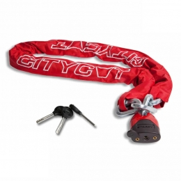 StarryCitycatKettingslotART-4-150cm-Rood