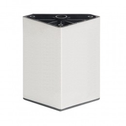 Stalenmeubelpootchroomvierkant5bij5cmenhoogte8cm5x5cm