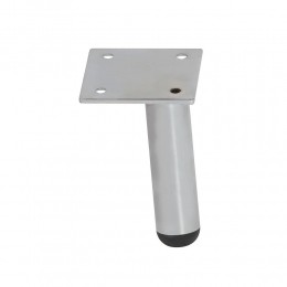 Stalenmeubelpootchroomrond25cmenhoogte95cm