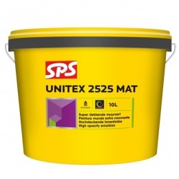 SPSUnitex2525MatMuurverf-OpKleurGemengd-10L