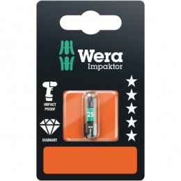 Wera05073925001867114TorxImpaktorDiamantBit-T25X25mm