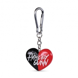 DCComics3D-KeychainsHarleyQuinnHeart4cm