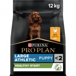 ProPlanHondenvoerDroogPuppyAthleticRobustHealthyStartKip12kg