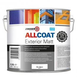 ZinsserAllcoatExteriorMatt-OpKleurGemengd-1L