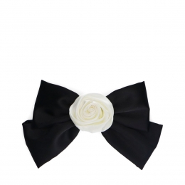 Zwartehaarclipmetstrikenroos