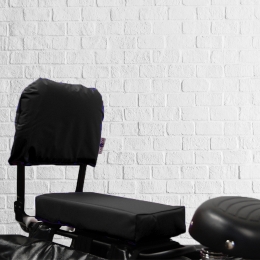 FietskussenPakketZwartmetrugleuningenvoetsteuntjes