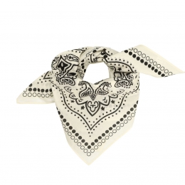 Offwhitesjaaltjemetzwartedetails