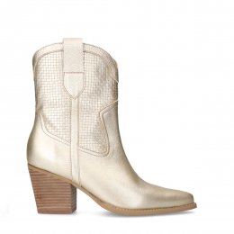 Goudkleurigelerencowboylaarzen