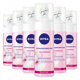 6xNIVEAReinigingsmousseVerzachtend150ml