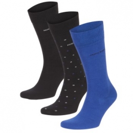 BOSS3stuksLogoGiftBoxSockActie