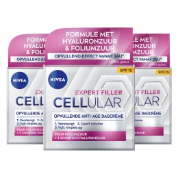 3xNIVEACellularFillerDagcrmeAnti-AgeSPF1550ml