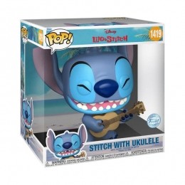 LiloStitchSuperSizedJumboPOPGamesVinylFigureStitchwUke25cm