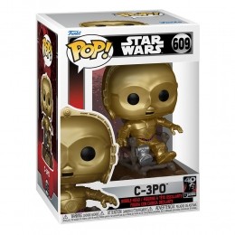 StarWarsReturnoftheJedi40thAnniversaryPOPVinylFigureC3P0inChair9cm