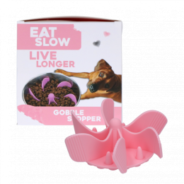EatSlowLiveLongerGobbleStopperPink