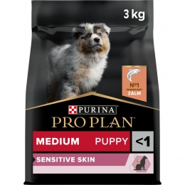 ProPlanHondenvoerDroogPuppyMediumSensitiveSkinZalm3kg