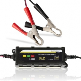 DunlopDruppellader-Voorhetopladenvaneenbijnalegeaccu