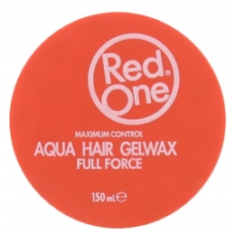RedOneAquaHairGelWaxFullForceOrange150ml