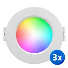MilightRGBWWleddownlight6wattinbouwspot-voordeelsetvan3stuks