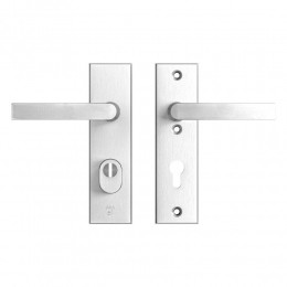 AXAAXAEdgePlusveiligheidsbeslagachterdeurrechthkortschildBlokkrukkrukPC72metkerntrekbeveiligingSKG3-aluminium