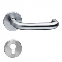 IntersteelDeurkrukRondoprozetgeveerdmetprofielcilinderrozettenATP-RVS