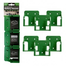 StealthMountsBM-MHH18-GRN-6AccuhouderVoorHikokiHitachi18V36V-Groen-6-pack