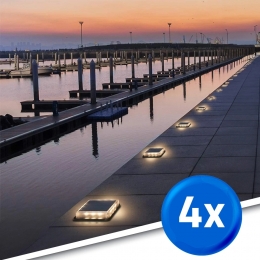 Solargrondspotsquareopzonneenergie4stuks